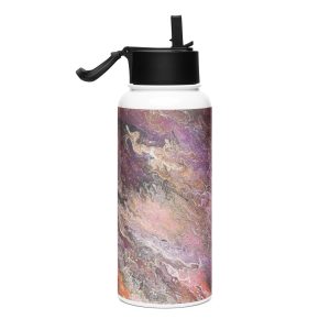 Stainless steel water bottle with a straw lid Nebula-Pulse