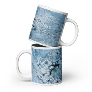 White glossy mug Glacier-Pearl