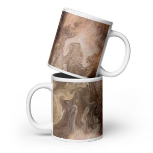 White glossy mug Sienna-Drift
