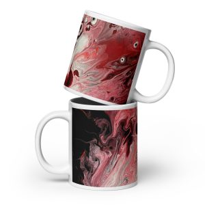 White glossy mug Supernova-at-Midnight