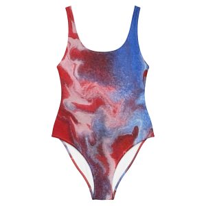 One-Piece Swimsuit Clash-of-Currents