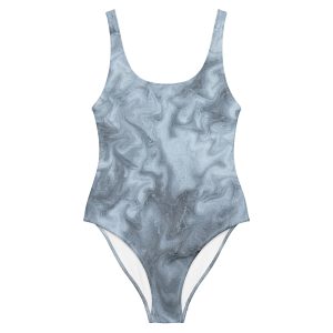 One-Piece Swimsuit Echoes-in-Gray