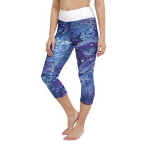 Yoga Capri Leggings Abyssal-Bloom