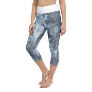 Yoga Capri Leggings Echoes-in-Gray