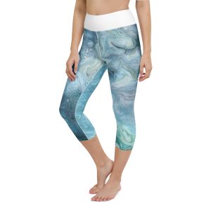 Yoga Capri Leggings Emerald-Estuary