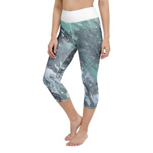 Yoga Capri Leggings Jade-Drift