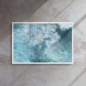 Framed canvas Emerald-Estuary