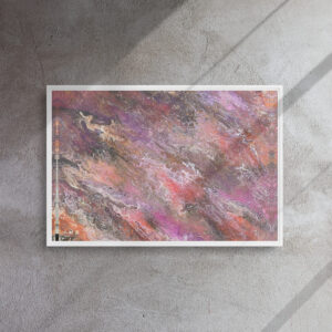 Framed canvas Nebula-Pulse