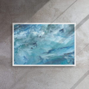 Framed canvas Sea-Glass-Echo