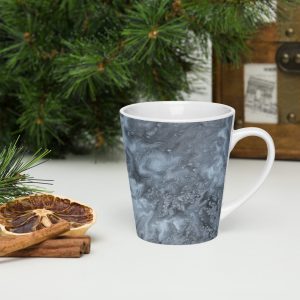 Latte mug Echoes-in-Gray