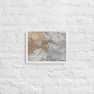 Framed canvas Champagne Quartz