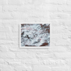 Framed canvas Ashen Wake