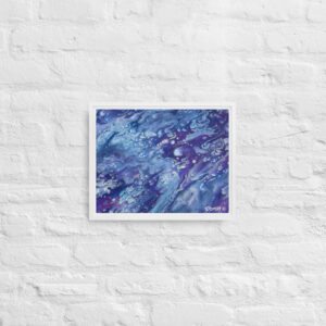 Framed canvas Abyssal Bloom