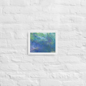 Framed canvas The Glimmering Glade