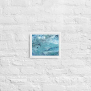 Framed canvas Sea Glass Echo