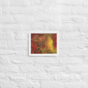 Framed canvas Magmas Embrace