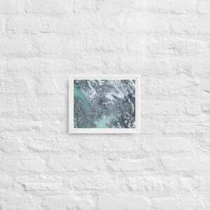 Framed canvas Jade Drift