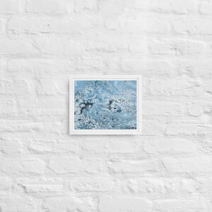 Framed canvas Glacier Pearl