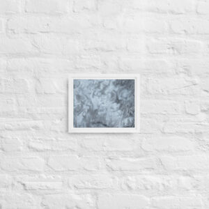 Framed canvas Echoes in Gray