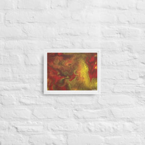 Framed canvas Magmas Embrace