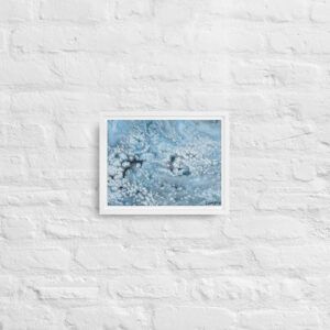 Framed canvas Glacier Pearl