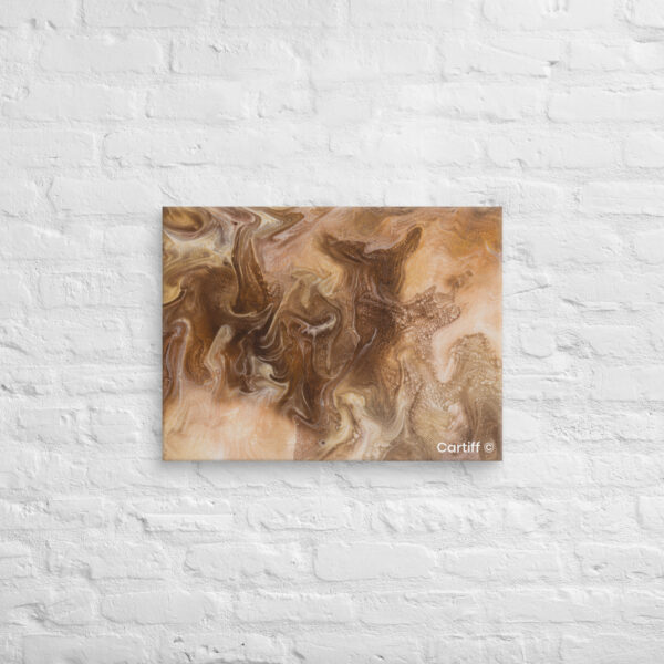 Abstract canvas wall art Sienna Drift by Cartiff Studios