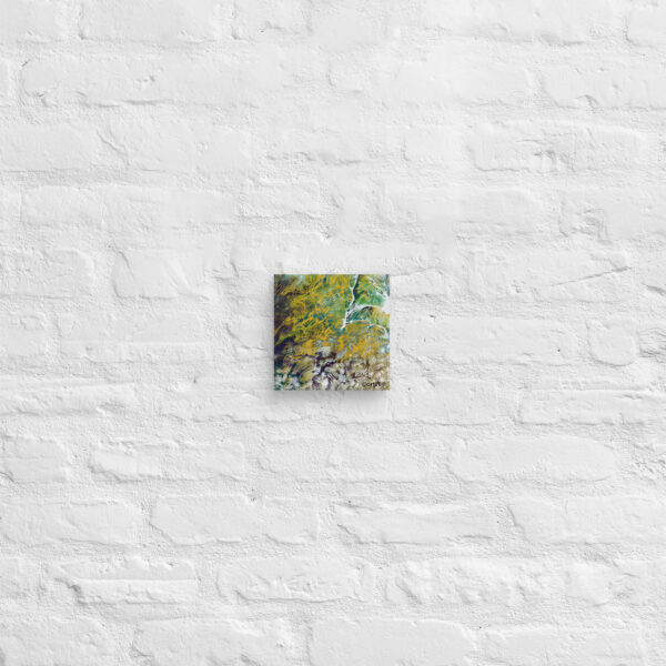 Abstract canvas wall art The Gilded Abyss by Cartiff Studios