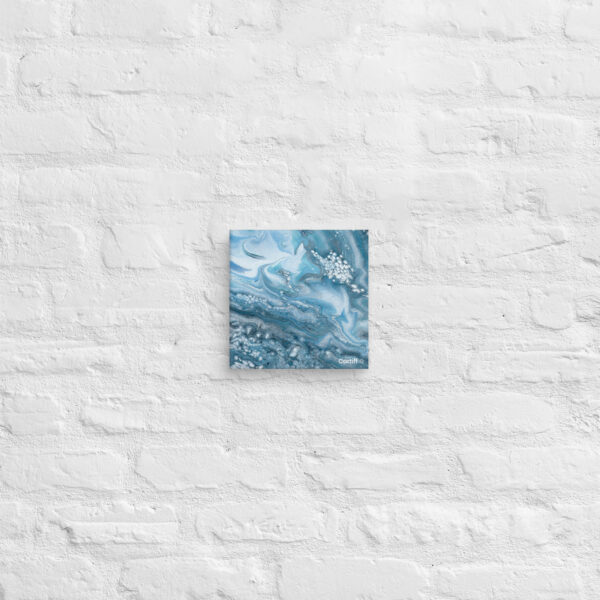 Abstract canvas wall art Serenity in Motion by Cartiff Studios