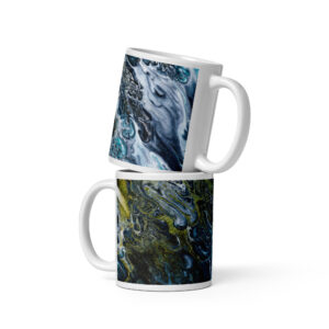 White glossy mug The Alchemists Stream