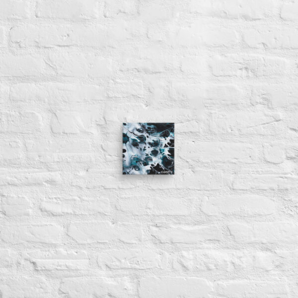 Abstract canvas wall art Midnight Grotto by Cartiff Studios