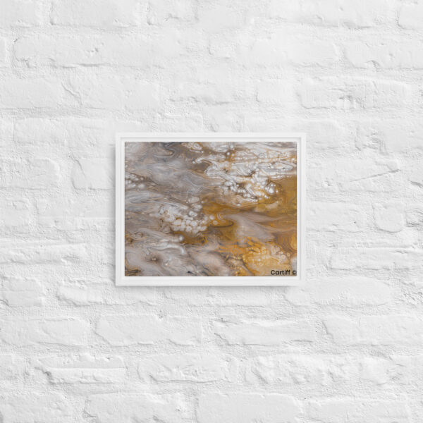 Framed canvas Champagne Quartz