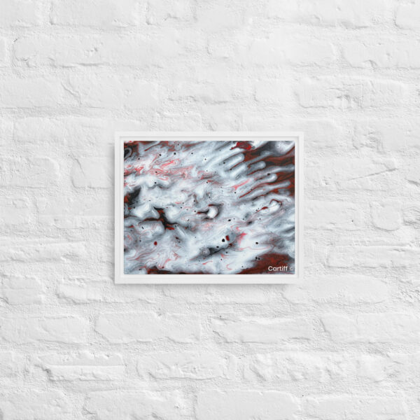 Framed canvas Ashen Wake