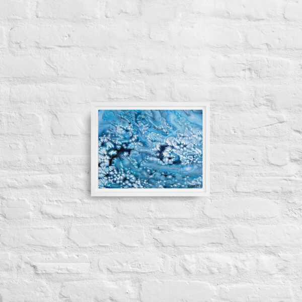 Framed canvas Glacier Pearl