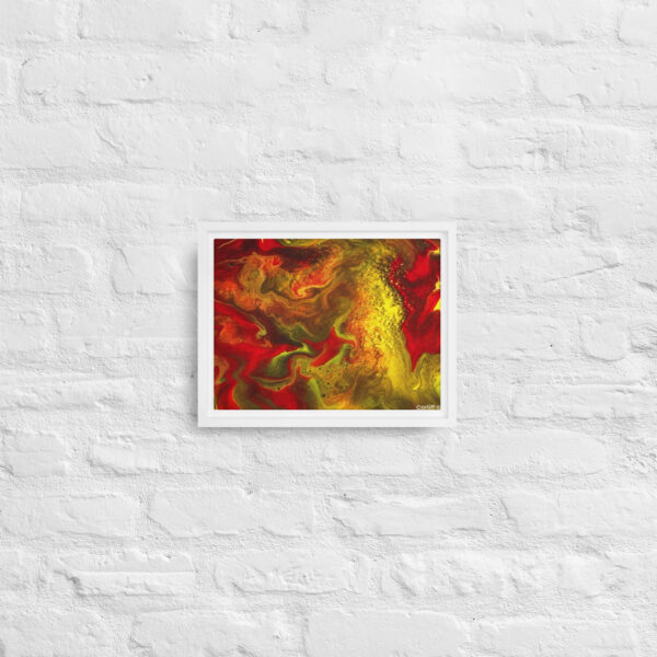 Framed canvas Magmas Embrace
