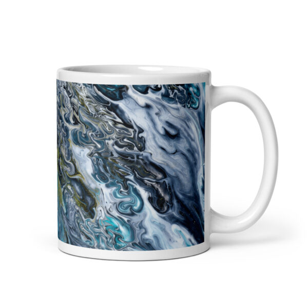 White glossy mug The Alchemists Stream