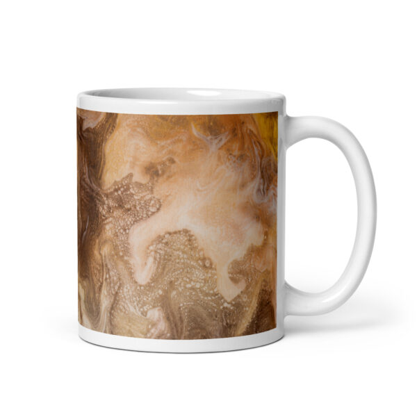 White glossy mug Sienna Drift