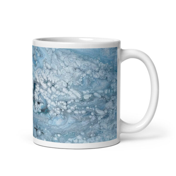 White glossy mug Glacier Pearl